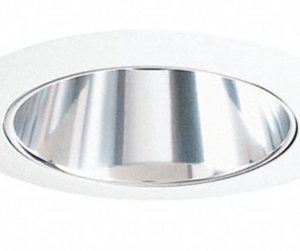 4 in White Open Style Halogen, Incandescent, LED Light